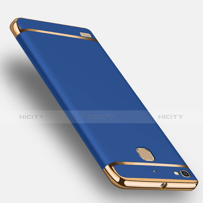 Custodia Lusso Metallo Laterale e Plastica Cover con Cordoncino per Huawei P8 Lite Smart