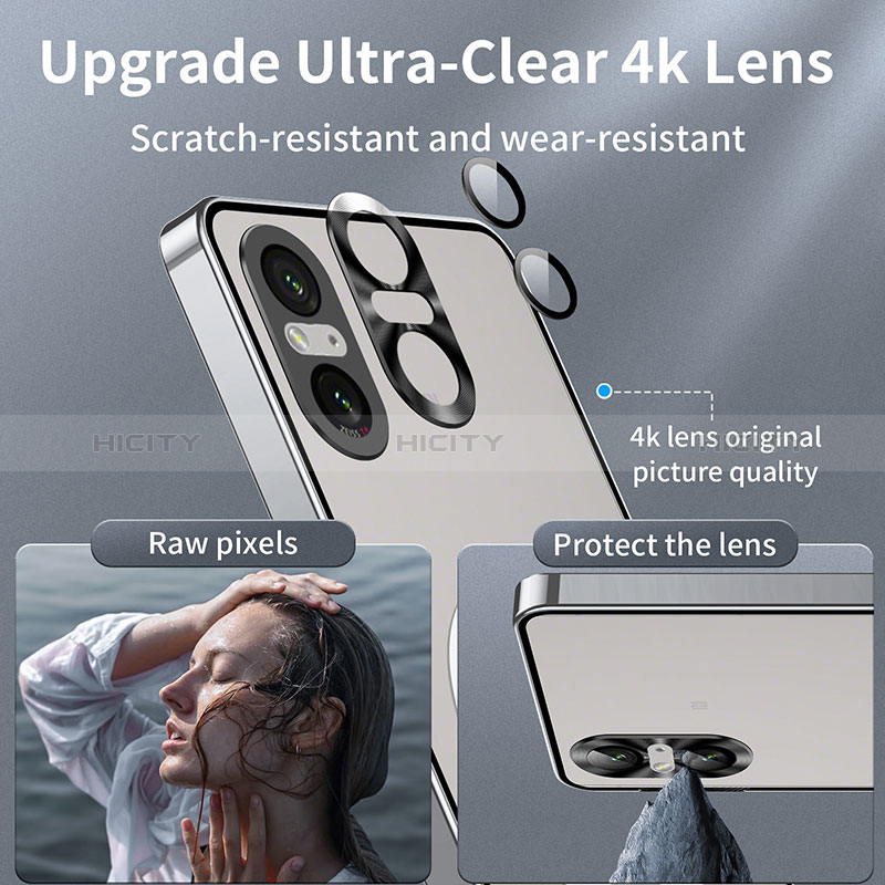 Custodia Lusso Metallo Laterale e Plastica Cover con Mag-Safe Magnetic LK2 per Sony Xperia 5 V