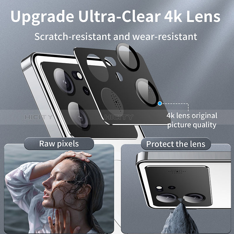 Custodia Lusso Metallo Laterale e Plastica Cover con Mag-Safe Magnetic LK2 per Xiaomi Mi 13T 5G Argento