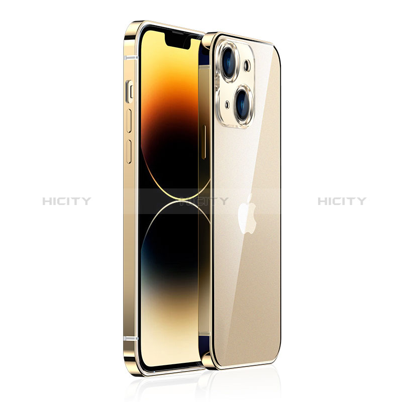 Custodia Lusso Metallo Laterale e Plastica Cover JB1 per Apple iPhone 13 Oro