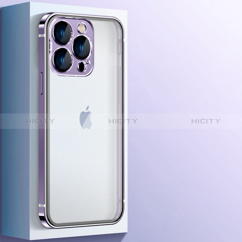 Custodia Lusso Metallo Laterale e Plastica Cover JB1 per Apple iPhone 13 Pro