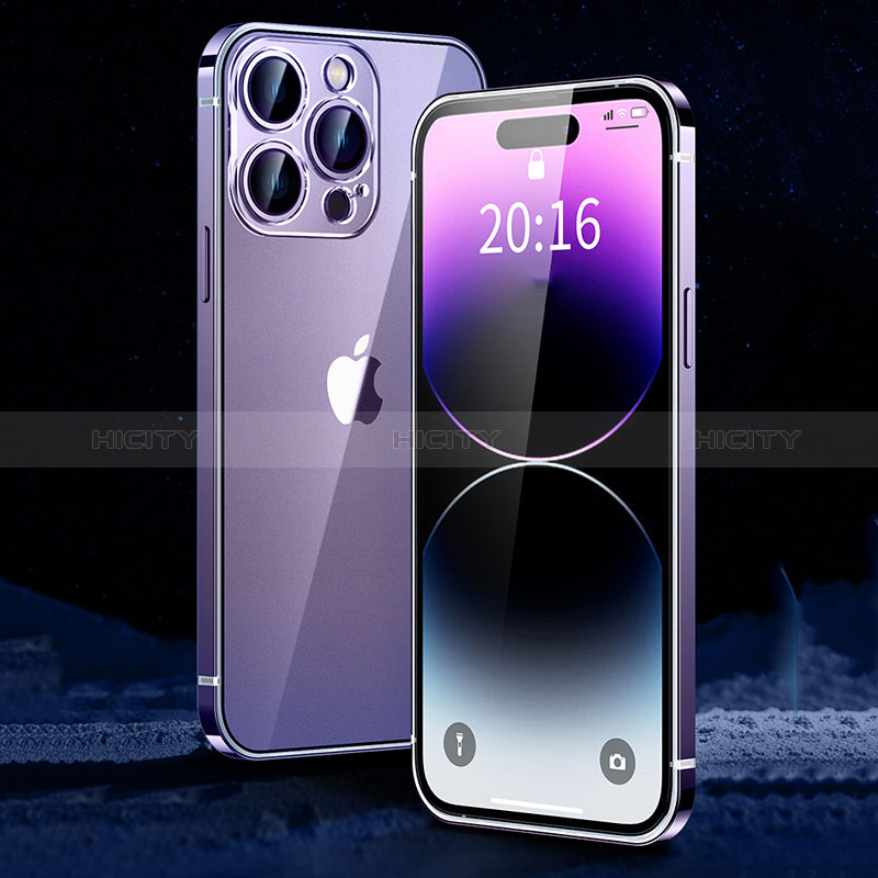 Custodia Lusso Metallo Laterale e Plastica Cover JB1 per Apple iPhone 15 Pro