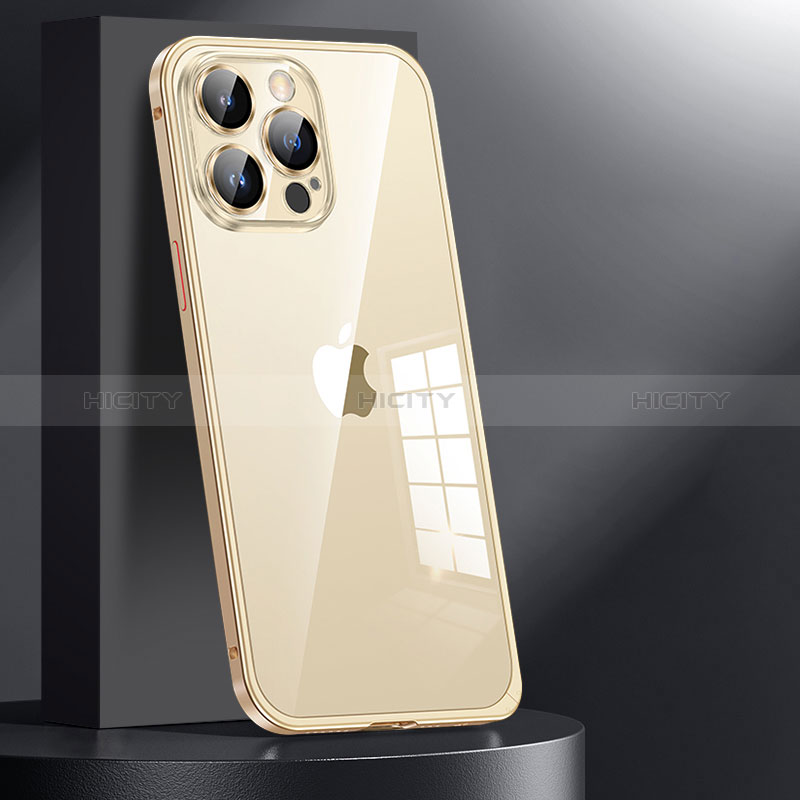 Custodia Lusso Metallo Laterale e Plastica Cover JL1 per Apple iPhone 13 Pro Max