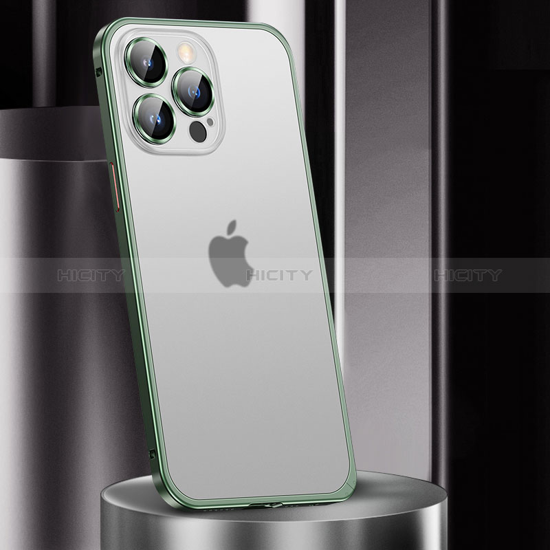 Custodia Lusso Metallo Laterale e Plastica Cover JL2 per Apple iPhone 13 Pro