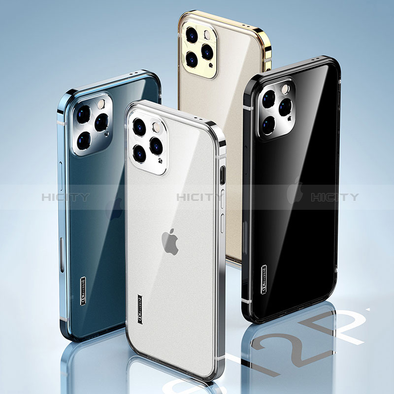 Custodia Lusso Metallo Laterale e Plastica Cover JL3 per Apple iPhone 13 Pro