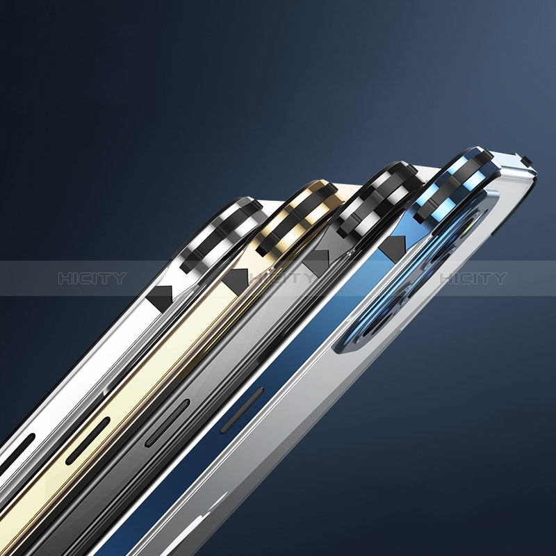 Custodia Lusso Metallo Laterale e Plastica Cover JL4 per Apple iPhone 13 Pro