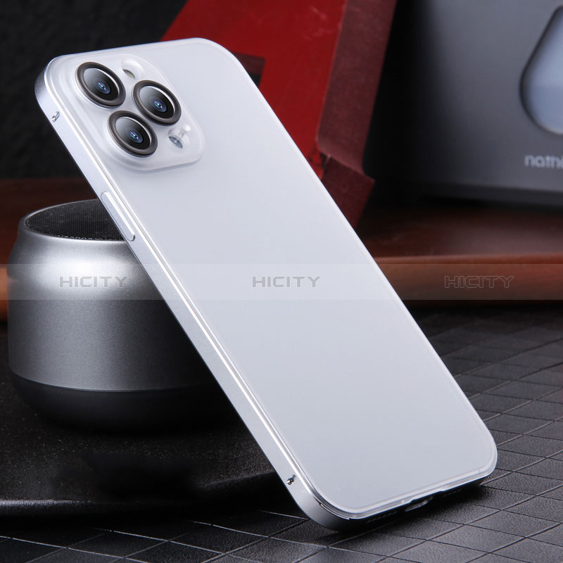 Custodia Lusso Metallo Laterale e Plastica Cover LF2 per Apple iPhone 13 Pro Max