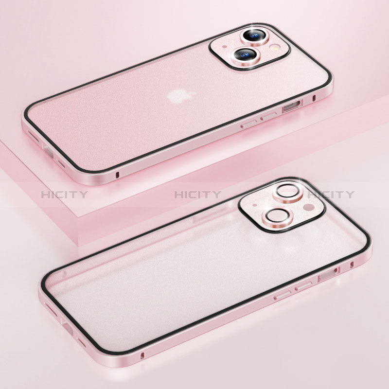 Custodia Lusso Metallo Laterale e Plastica Cover LF3 per Apple iPhone 14