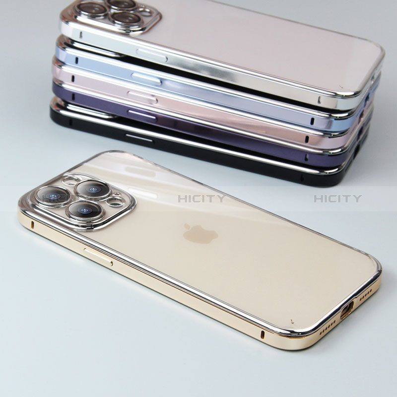 Custodia Lusso Metallo Laterale e Plastica Cover LF5 per Apple iPhone 14 Pro Max