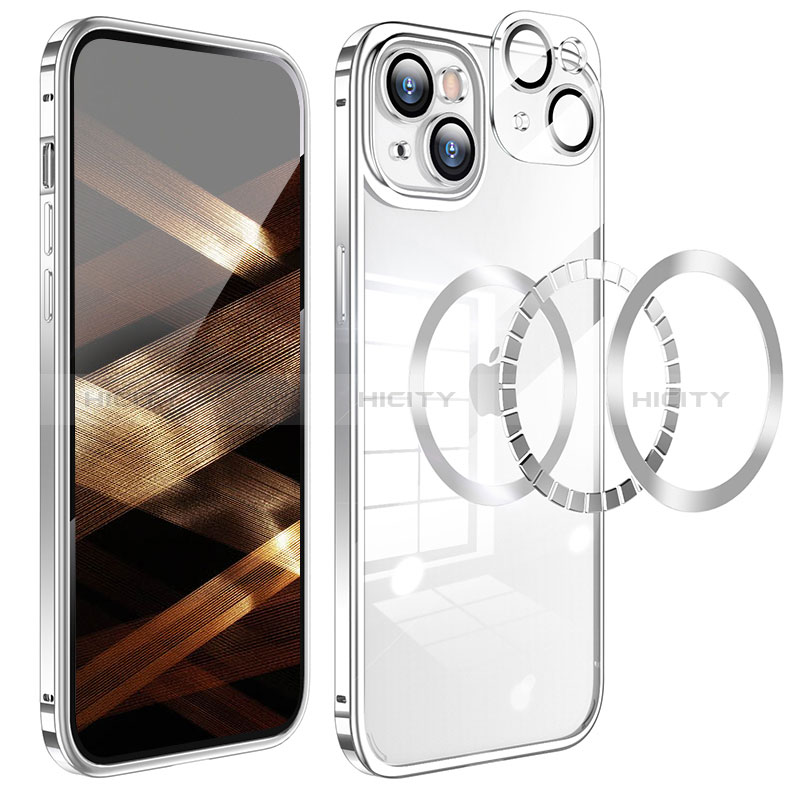 Custodia Lusso Metallo Laterale e Plastica Cover LF5 per Apple iPhone 15