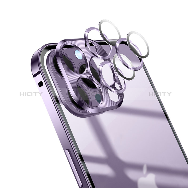 Custodia Lusso Metallo Laterale e Plastica Cover LO1 per Apple iPhone 14 Pro Max