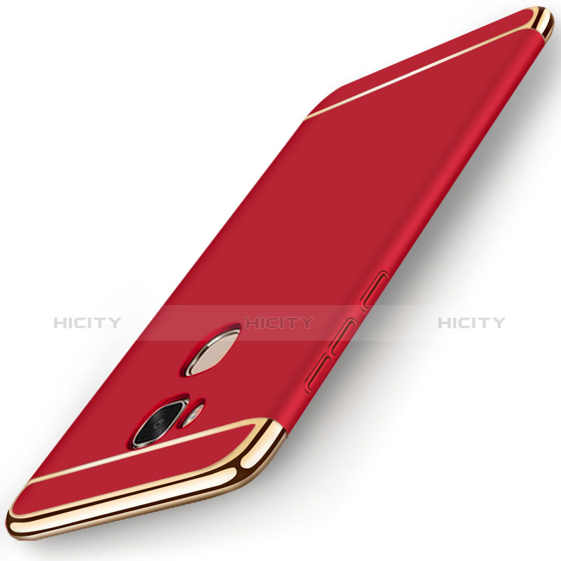 Custodia Lusso Metallo Laterale e Plastica Cover M01 per Huawei GR5 Rosso