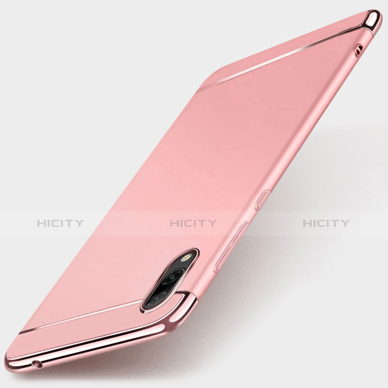 Custodia Lusso Metallo Laterale e Plastica Cover M01 per Huawei Y7 Pro (2019)