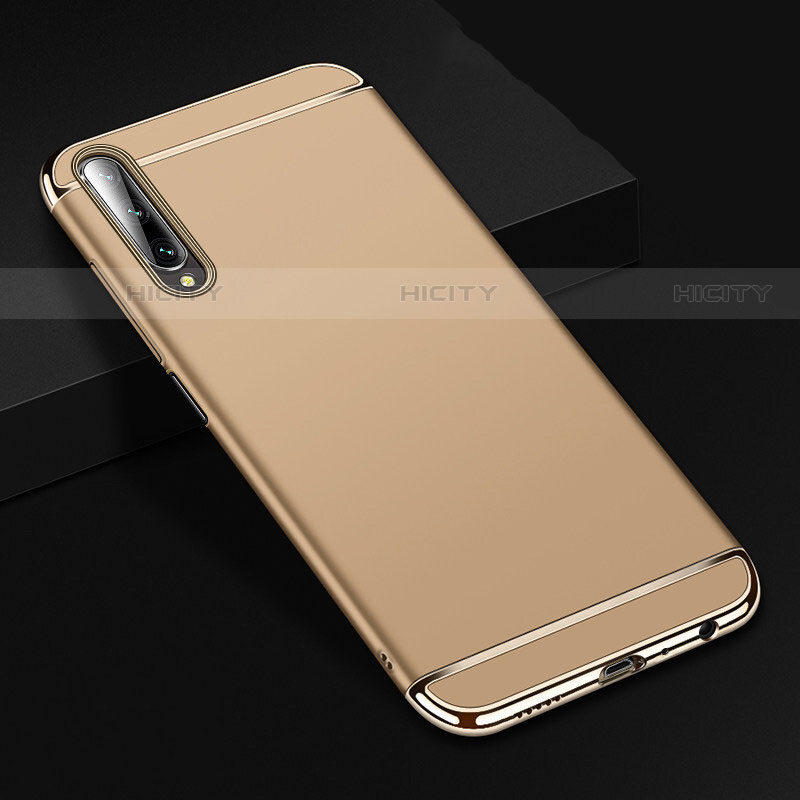 Custodia Lusso Metallo Laterale e Plastica Cover M01 per Huawei Y9s