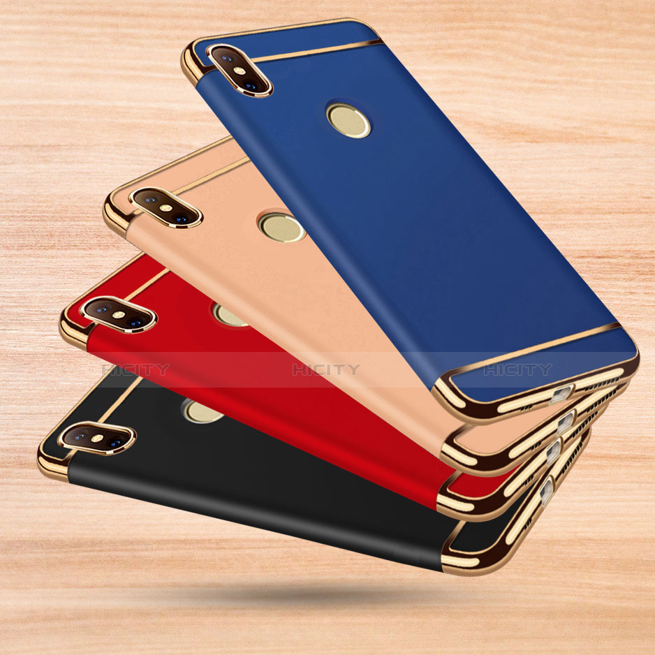 Custodia Lusso Metallo Laterale e Plastica Cover M01 per Xiaomi Redmi Note 6 Pro