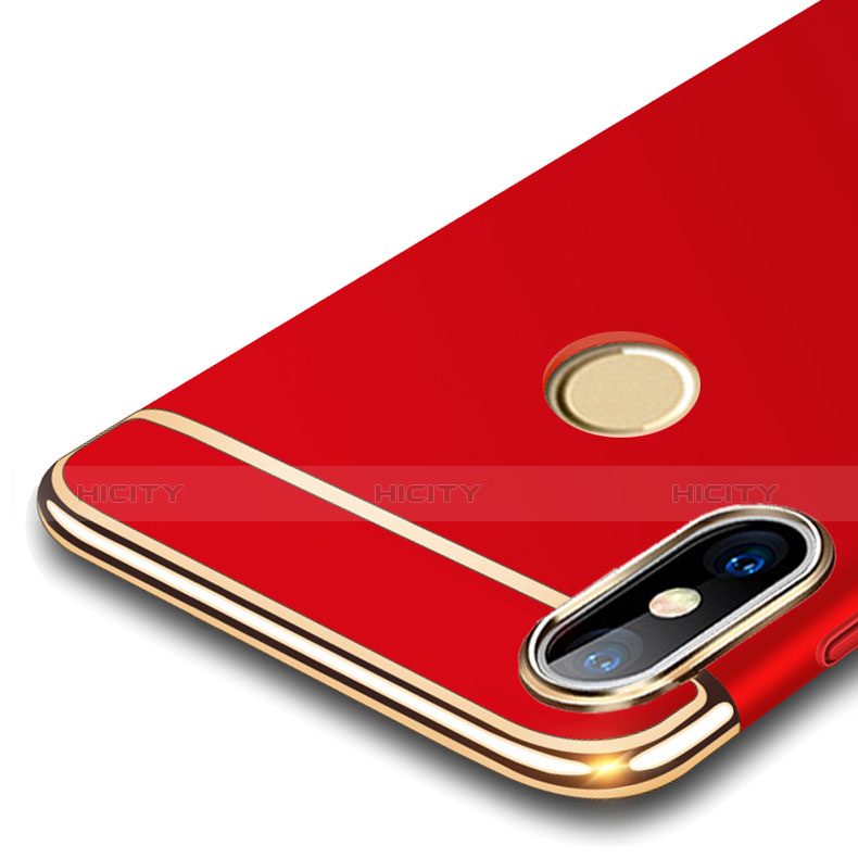 Custodia Lusso Metallo Laterale e Plastica Cover M01 per Xiaomi Redmi Note 6 Pro