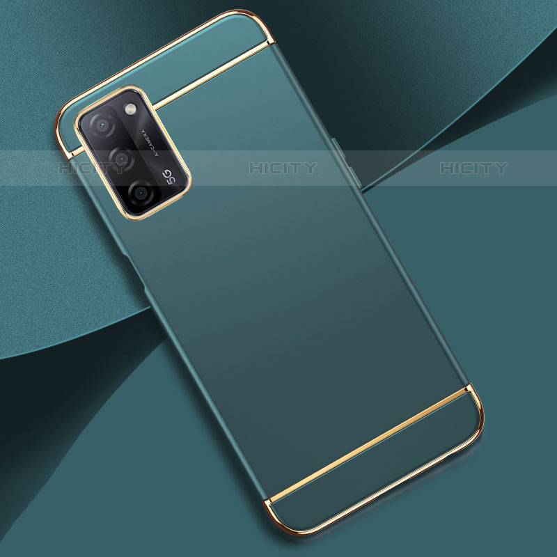 Custodia Lusso Metallo Laterale e Plastica Cover P02 per Oppo A55 5G