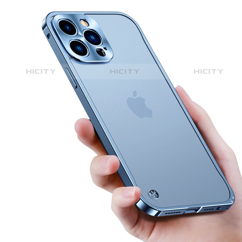 Custodia Lusso Metallo Laterale e Plastica Cover QC1 per Apple iPhone 15 Pro