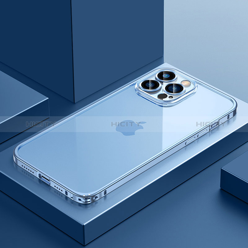 Custodia Lusso Metallo Laterale e Plastica Cover QC4 per Apple iPhone 12 Pro Max