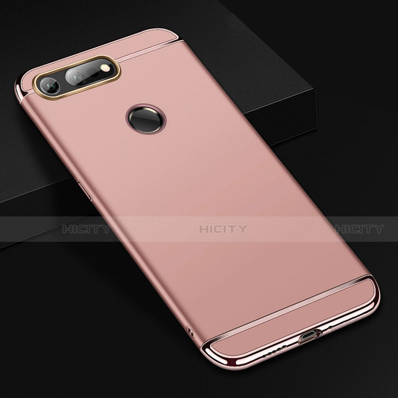 Custodia Lusso Metallo Laterale e Plastica Cover T01 per Huawei Honor V20