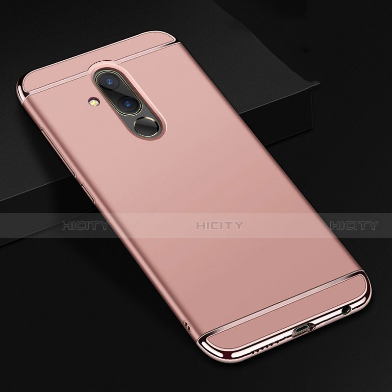 Custodia Lusso Metallo Laterale e Plastica Cover T01 per Huawei Mate 20 Lite