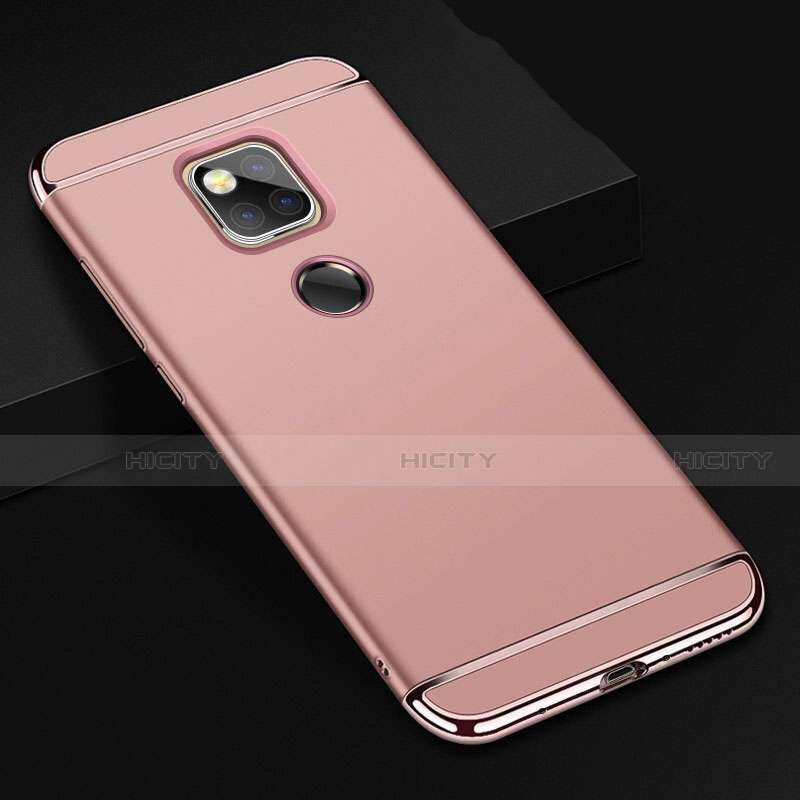 Custodia Lusso Metallo Laterale e Plastica Cover T01 per Huawei Mate 20 X 5G