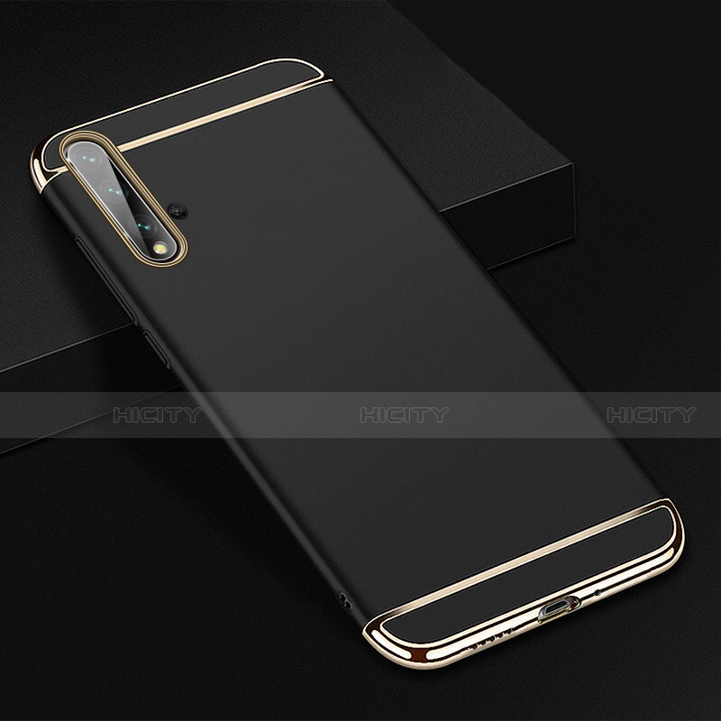 Custodia Lusso Metallo Laterale e Plastica Cover T01 per Huawei Nova 5