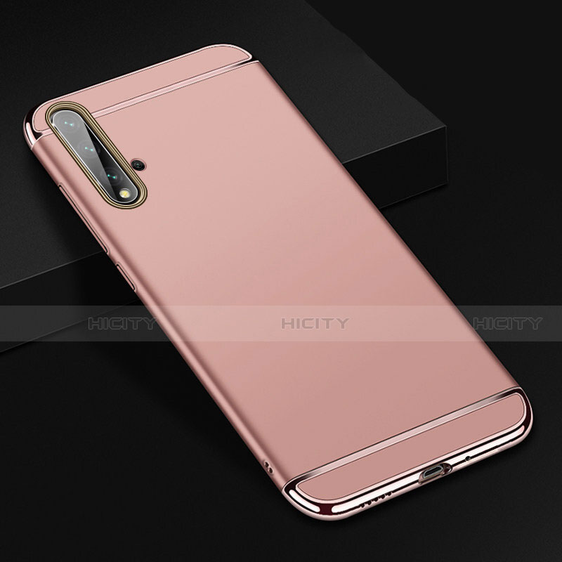 Custodia Lusso Metallo Laterale e Plastica Cover T01 per Huawei Nova 5 Pro