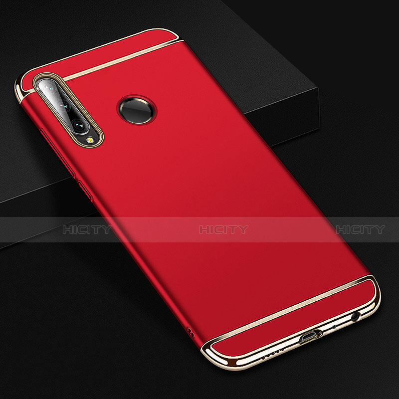 Custodia Lusso Metallo Laterale e Plastica Cover T01 per Huawei P Smart+ Plus (2019)