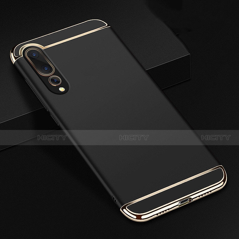 Custodia Lusso Metallo Laterale e Plastica Cover T01 per Huawei P20 Pro