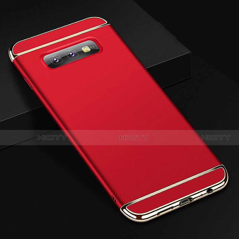 Custodia Lusso Metallo Laterale e Plastica Cover T01 per Samsung Galaxy S10e