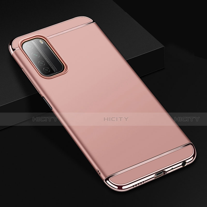 Custodia Lusso Metallo Laterale e Plastica Cover T02 per Huawei Nova 7 SE 5G