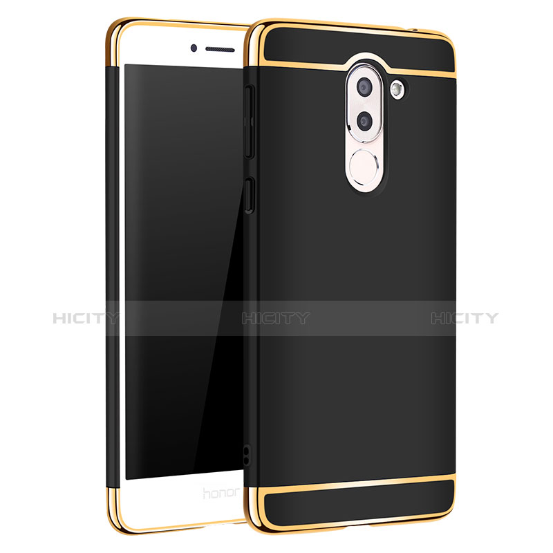 Custodia Lusso Metallo Laterale e Plastica M02 per Huawei Mate 9 Lite Nero