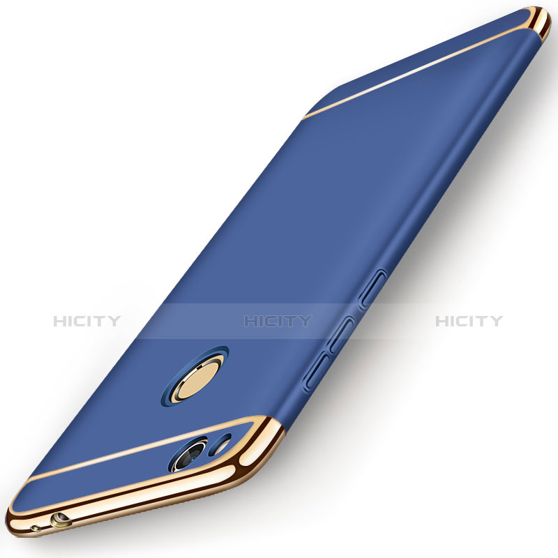 Custodia Lusso Metallo Laterale e Plastica per Huawei Honor 8 Lite Blu