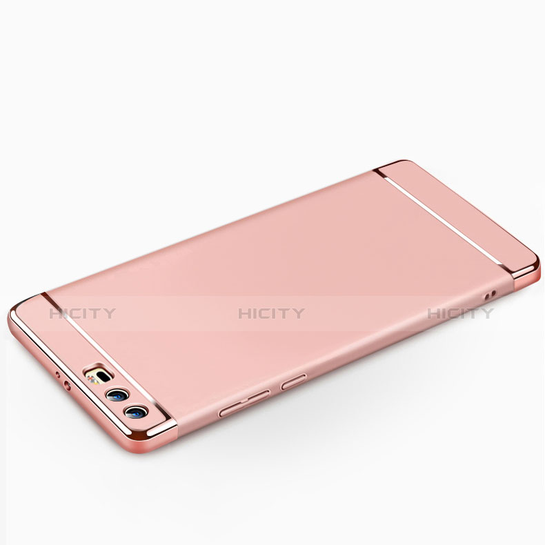 Custodia Lusso Metallo Laterale e Plastica per Huawei Honor 9 Premium Oro Rosa