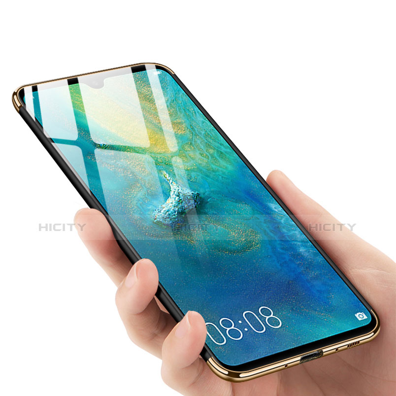 Custodia Lusso Metallo Laterale e Plastica per Huawei Mate 20 Nero