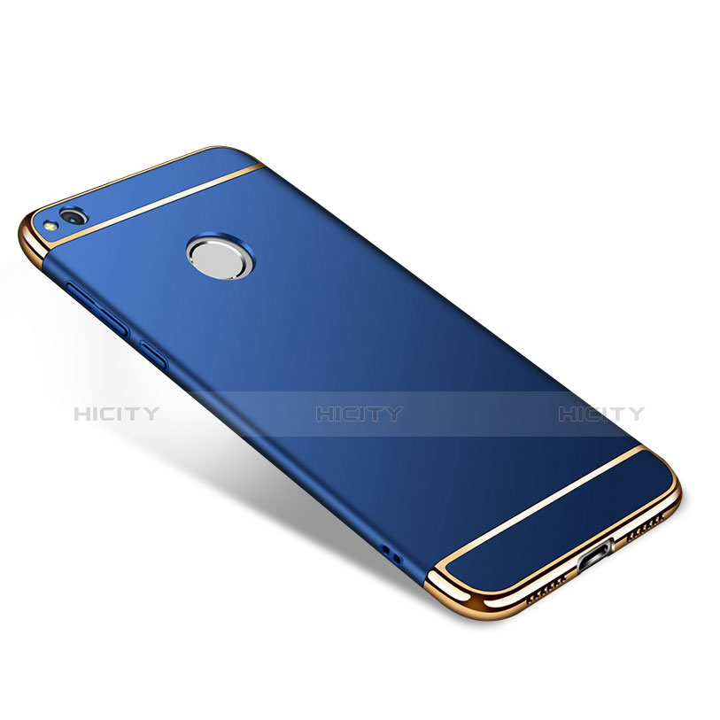 Custodia Lusso Metallo Laterale e Plastica per Huawei Nova Lite Blu