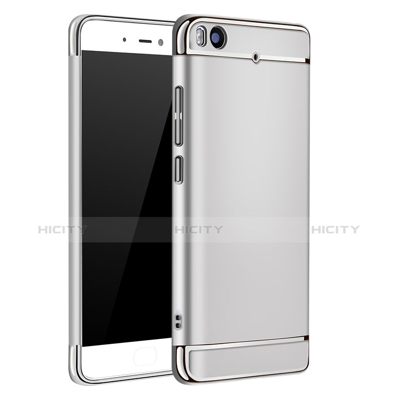 Custodia Lusso Metallo Laterale e Plastica per Xiaomi Mi 5S 4G Argento