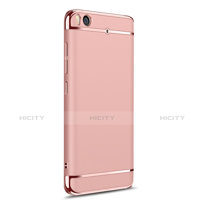 Custodia Lusso Metallo Laterale e Plastica per Xiaomi Mi 5S 4G Oro Rosa