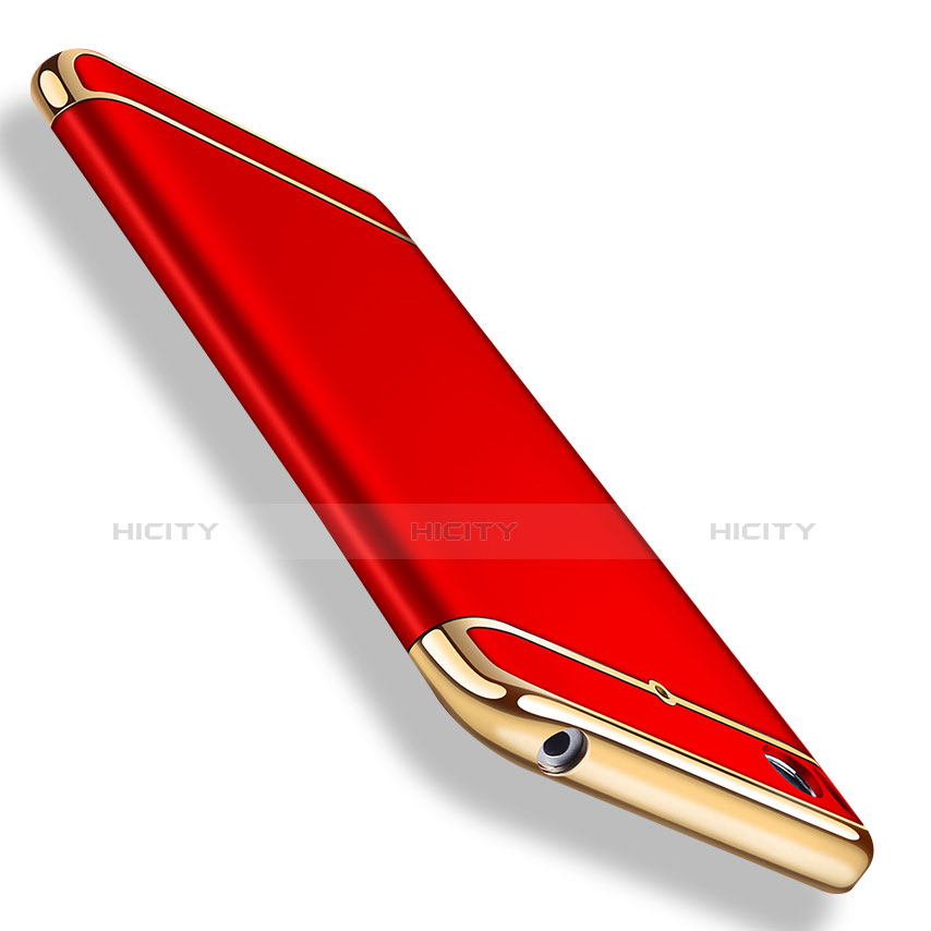 Custodia Lusso Metallo Laterale e Plastica per Xiaomi Mi 5S 4G Rosso