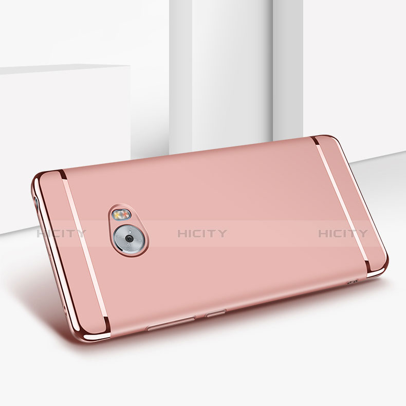 Custodia Lusso Metallo Laterale e Plastica per Xiaomi Mi Note 2 Special Edition Oro Rosa