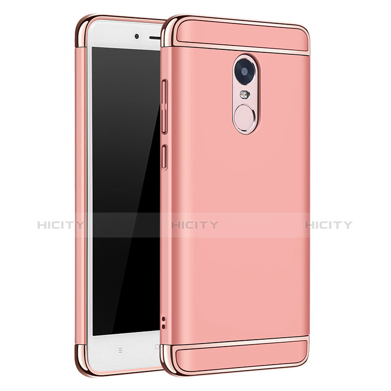 Custodia Lusso Metallo Laterale e Plastica per Xiaomi Redmi Note 4X Oro Rosa