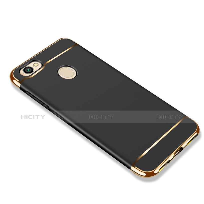Custodia Lusso Metallo Laterale e Plastica per Xiaomi Redmi Note 5A Pro Nero