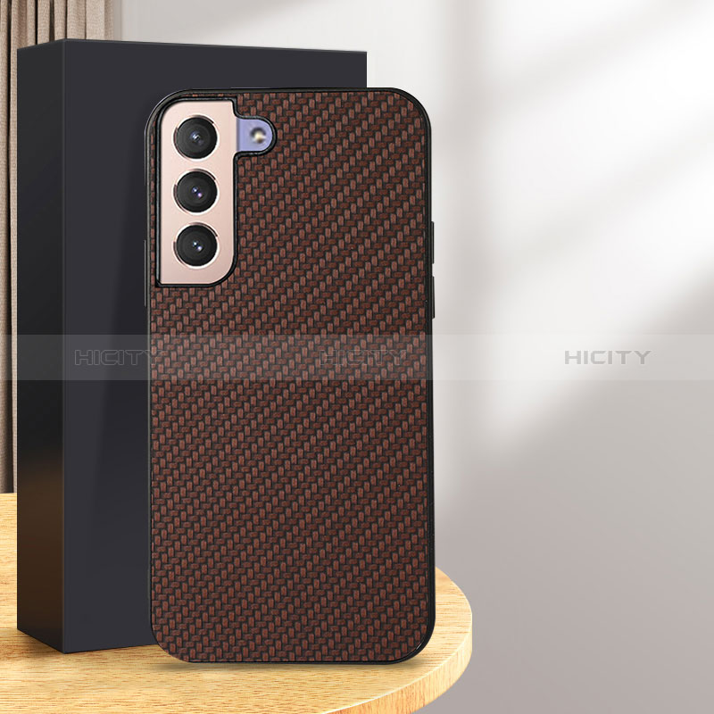 Custodia Lusso Pelle Cover B07H per Samsung Galaxy S25 Plus 5G Marrone