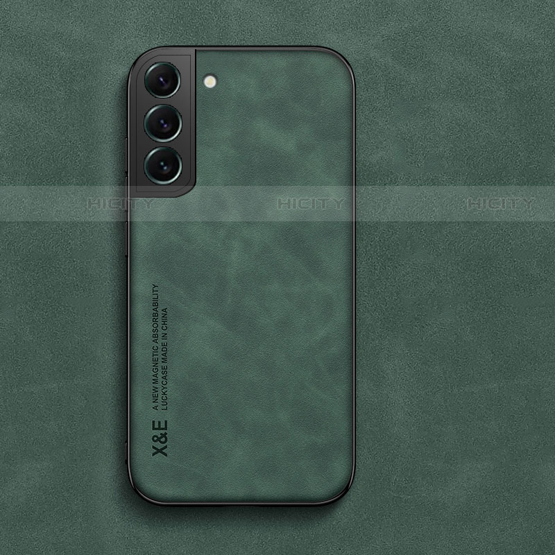 Custodia Lusso Pelle Cover C02 per Samsung Galaxy S23 5G Verde