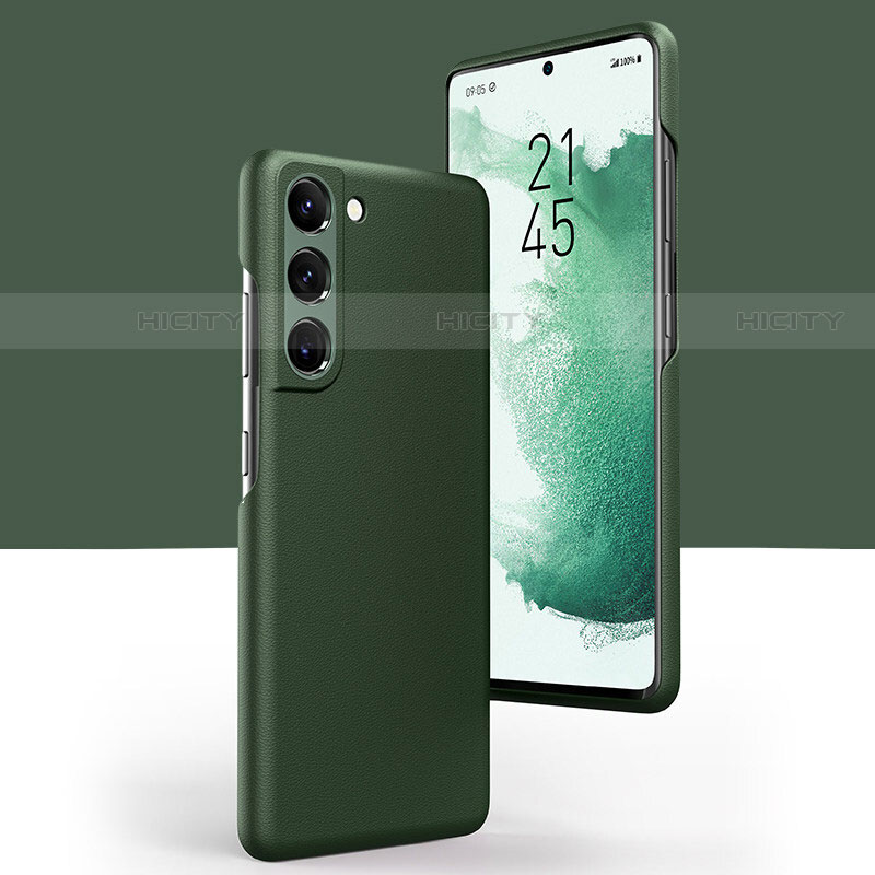 Custodia Lusso Pelle Cover C04 per Samsung Galaxy S21 5G Verde