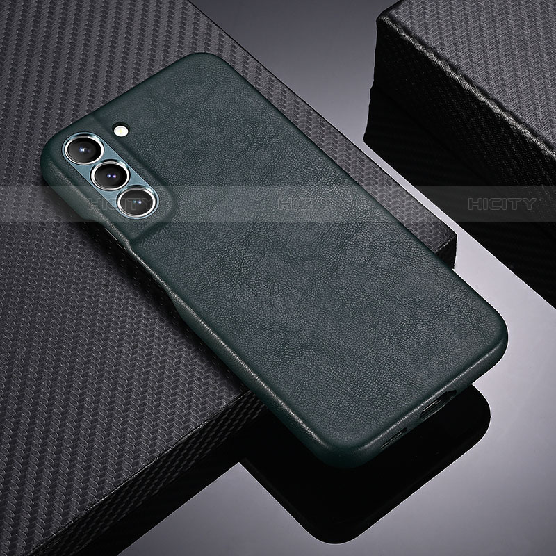 Custodia Lusso Pelle Cover C06 per Samsung Galaxy S21 Plus 5G Verde