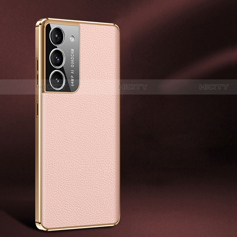 Custodia Lusso Pelle Cover C10 per Samsung Galaxy S21 Plus 5G Oro Rosa
