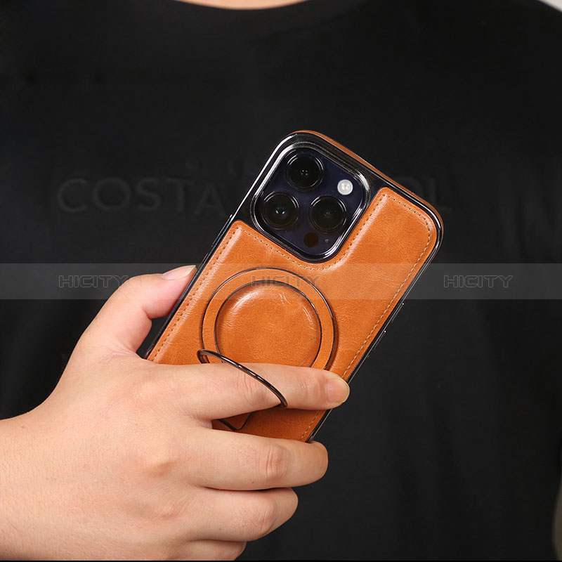 Custodia Lusso Pelle Cover con Mag-Safe Magnetic JD1 per Apple iPhone 14 Pro Max