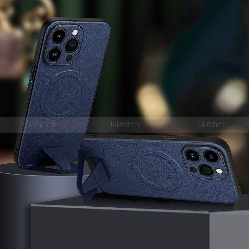 Custodia Lusso Pelle Cover con Mag-Safe Magnetic LD1 per Apple iPhone 14 Pro